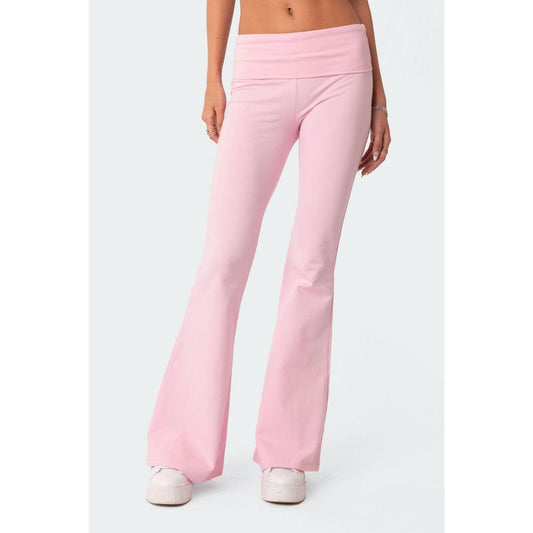 Naomi Fold over Flared Leggings