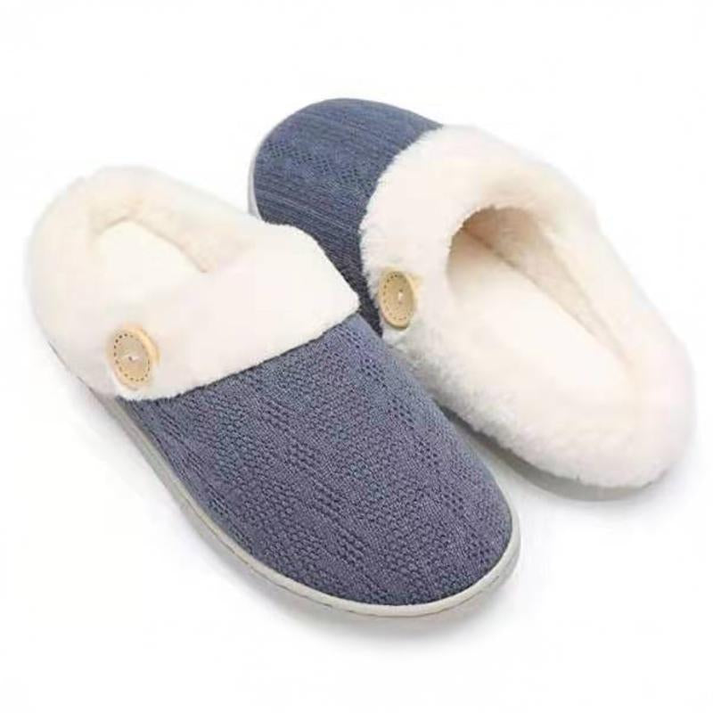 Slippers for Women Memory Foam Fuzzy House Slippers Bedroom Non-Slip Warm Fluffy Plush Womens Slippers