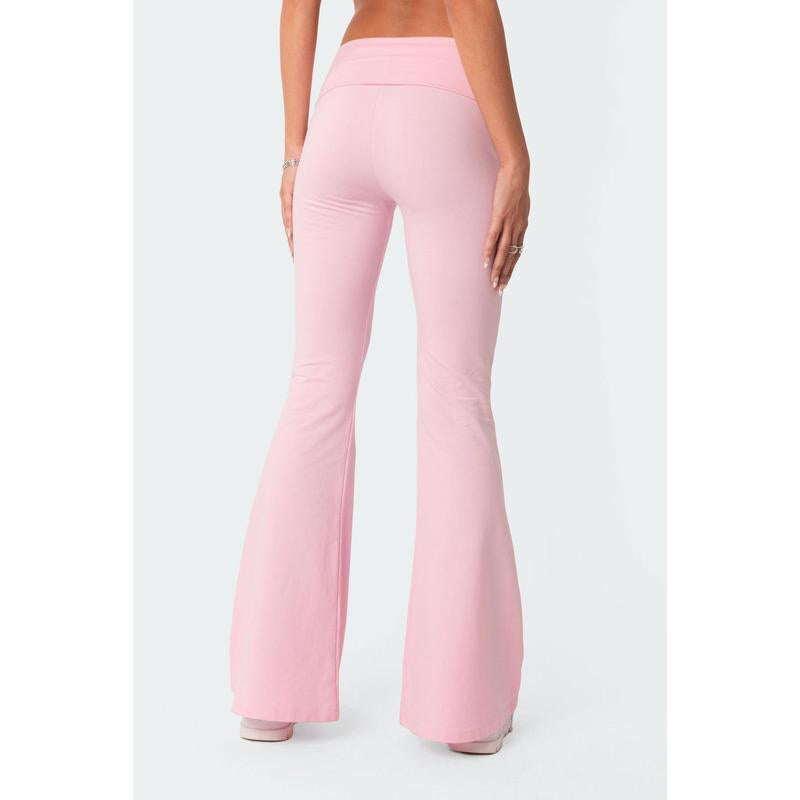Naomi Fold over Flared Leggings