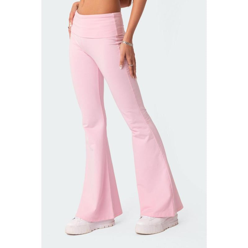 Naomi Fold over Flared Leggings