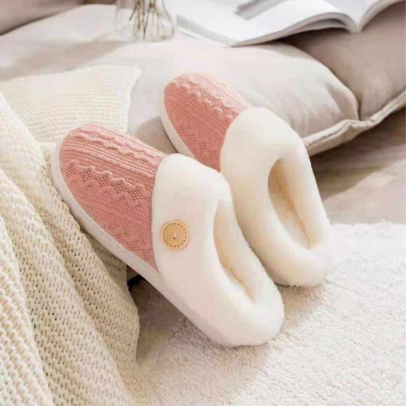 Slippers for Women Memory Foam Fuzzy House Slippers Bedroom Non-Slip Warm Fluffy Plush Womens Slippers