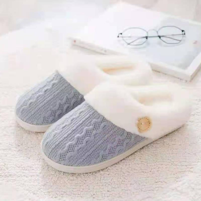 Slippers for Women Memory Foam Fuzzy House Slippers Bedroom Non-Slip Warm Fluffy Plush Womens Slippers