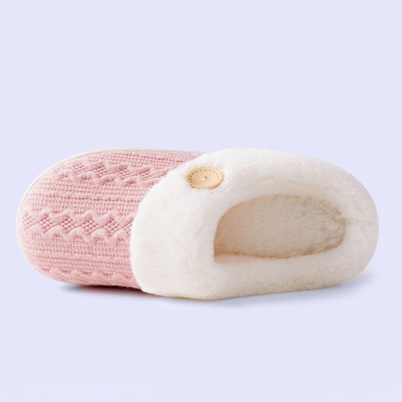 Slippers for Women Memory Foam Fuzzy House Slippers Bedroom Non-Slip Warm Fluffy Plush Womens Slippers