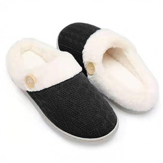 Slippers for Women Memory Foam Fuzzy House Slippers Bedroom Non-Slip Warm Fluffy Plush Womens Slippers